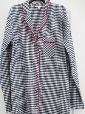CHARTER CLUB - Women's Nightgown Gingham Check - S